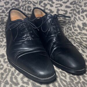 Magnanni black supple leather Oxford classic men’s Italian designer shoe 12